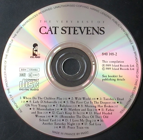 Cat Stevens  The Very Best of Cat Stevens : CD